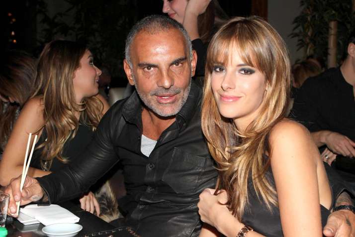 Christian Audigier and Nathalie Sorensen at Koi restaurant celebrating the designer's 19 years old daughter, Crystal Rock Audigier birthday  Los Angeles, California - 20.11.11 Mandatory Credit: BAC/WENN.com/christian_audigier_211111.christian_audigier_0/1111210437